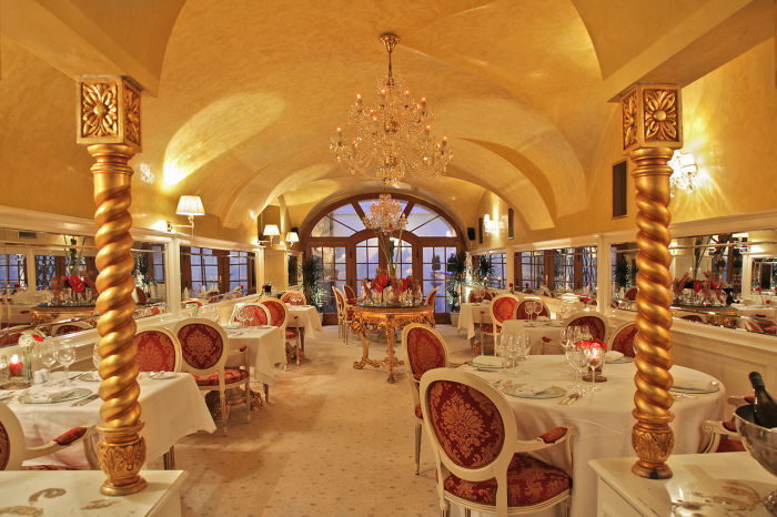 Aquarius Restaurant at the Alchymist Grand Hotel and Spa Prague